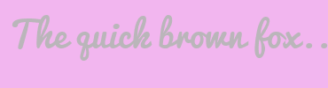 Image with Font Color BAB6BA and Background Color F2B6EF